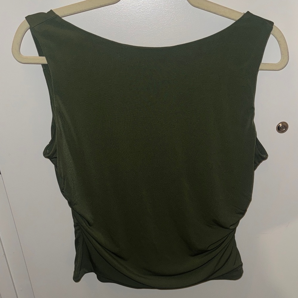 Anthropologie Olive Green Tank Top